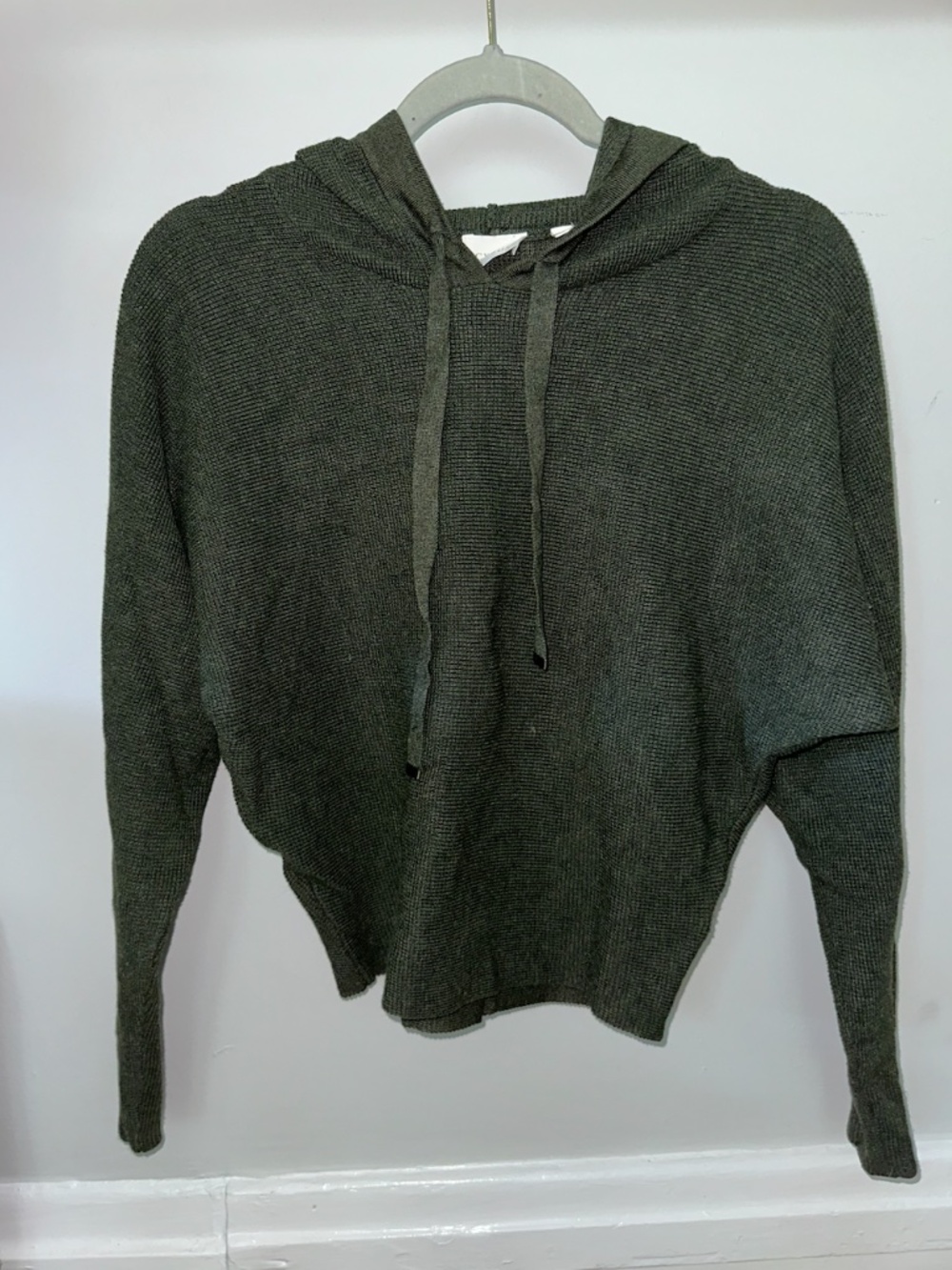 Green knit sweater